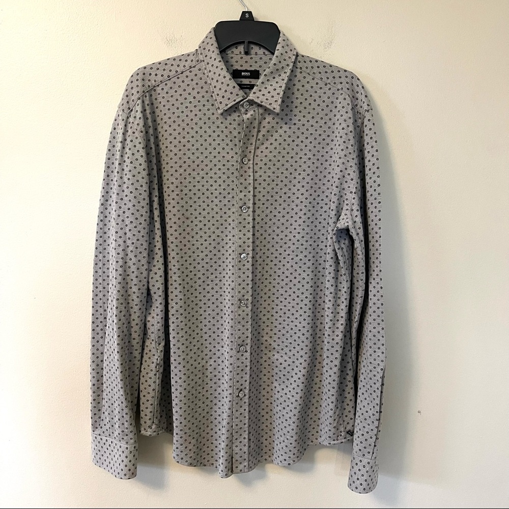 Hugo Boss Robbie Sharp Fit Button Down Shirt Men … - image 1